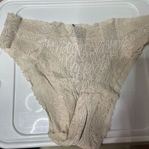 SAVAGE X FENTY Cotton Essentials Lace-Trim Cheeky Panty